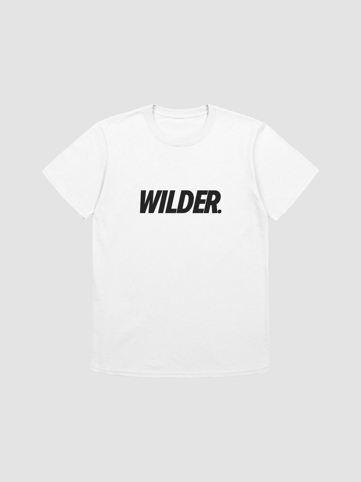 WILDER. LOGO TEE (WHITE/BLACK)