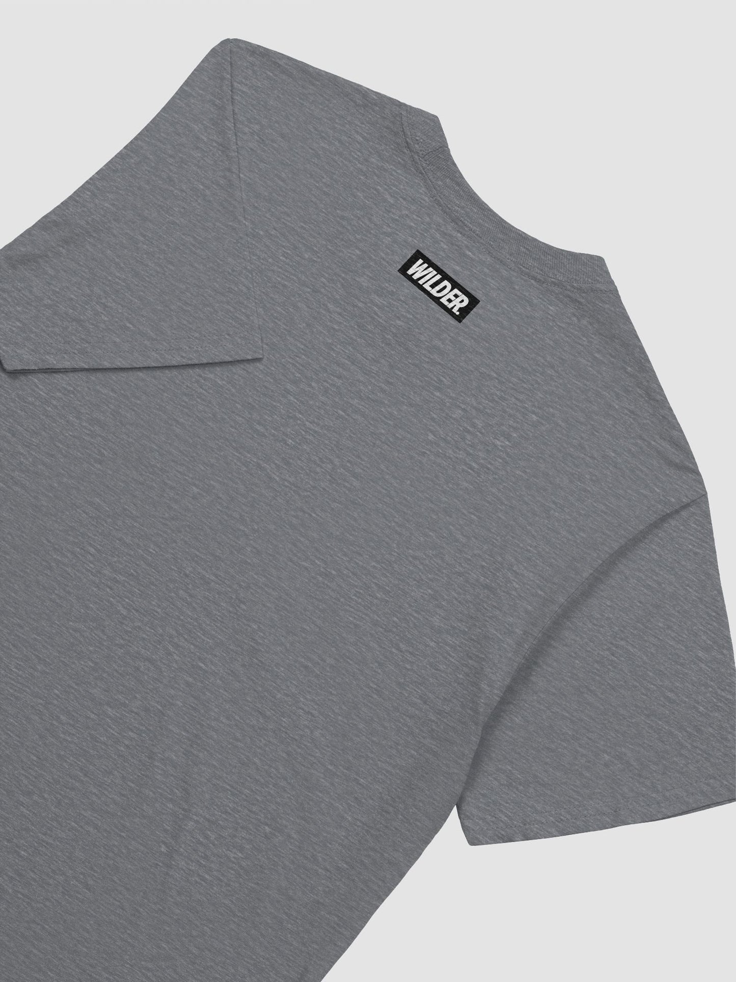 WILDER. LOGO TEE (CHARCOAL/BLACK)