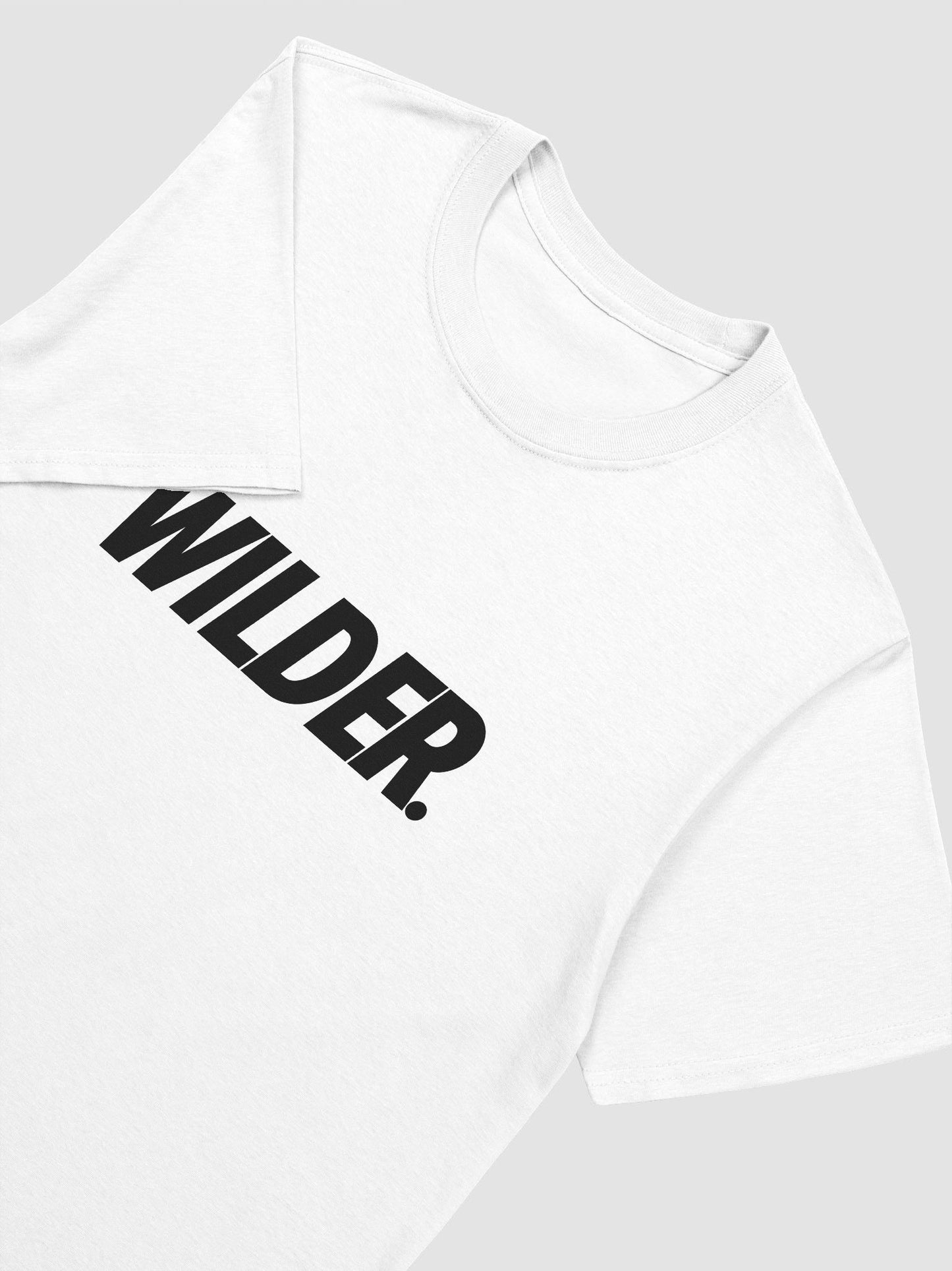 WILDER. LOGO TEE (WHITE/BLACK)