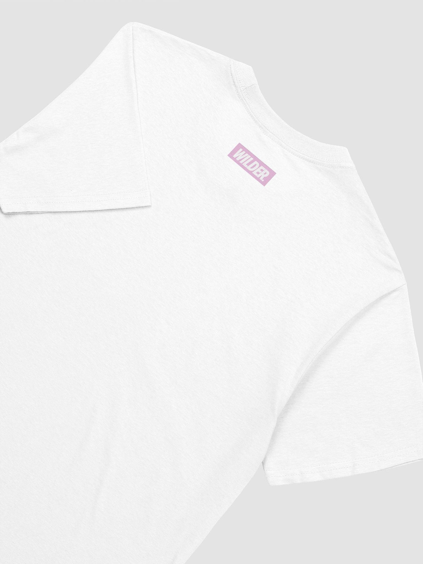 WILDER. LOGO TEE (WHITE/PINK)