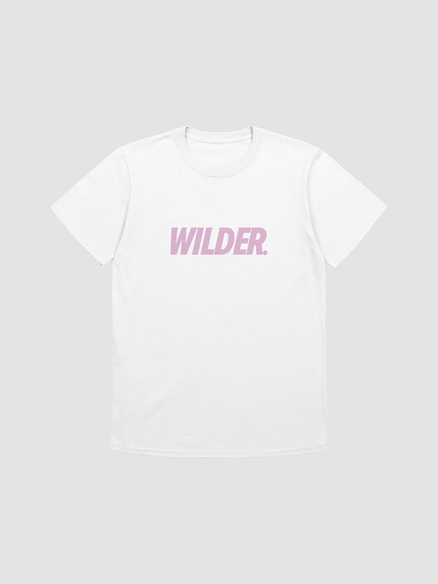 WILDER. LOGO TEE (WHITE/PINK)