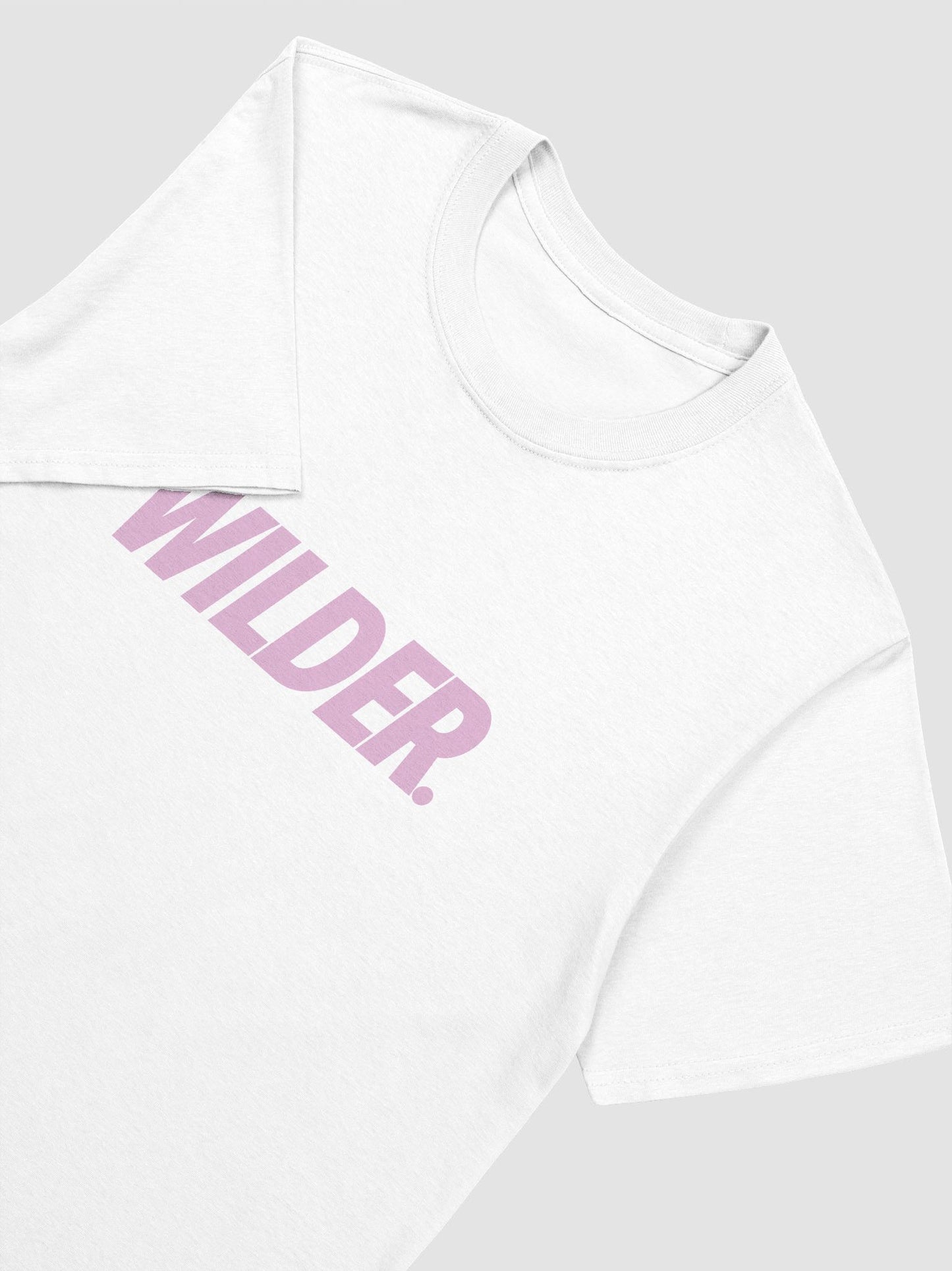 WILDER. LOGO TEE (WHITE/PINK)
