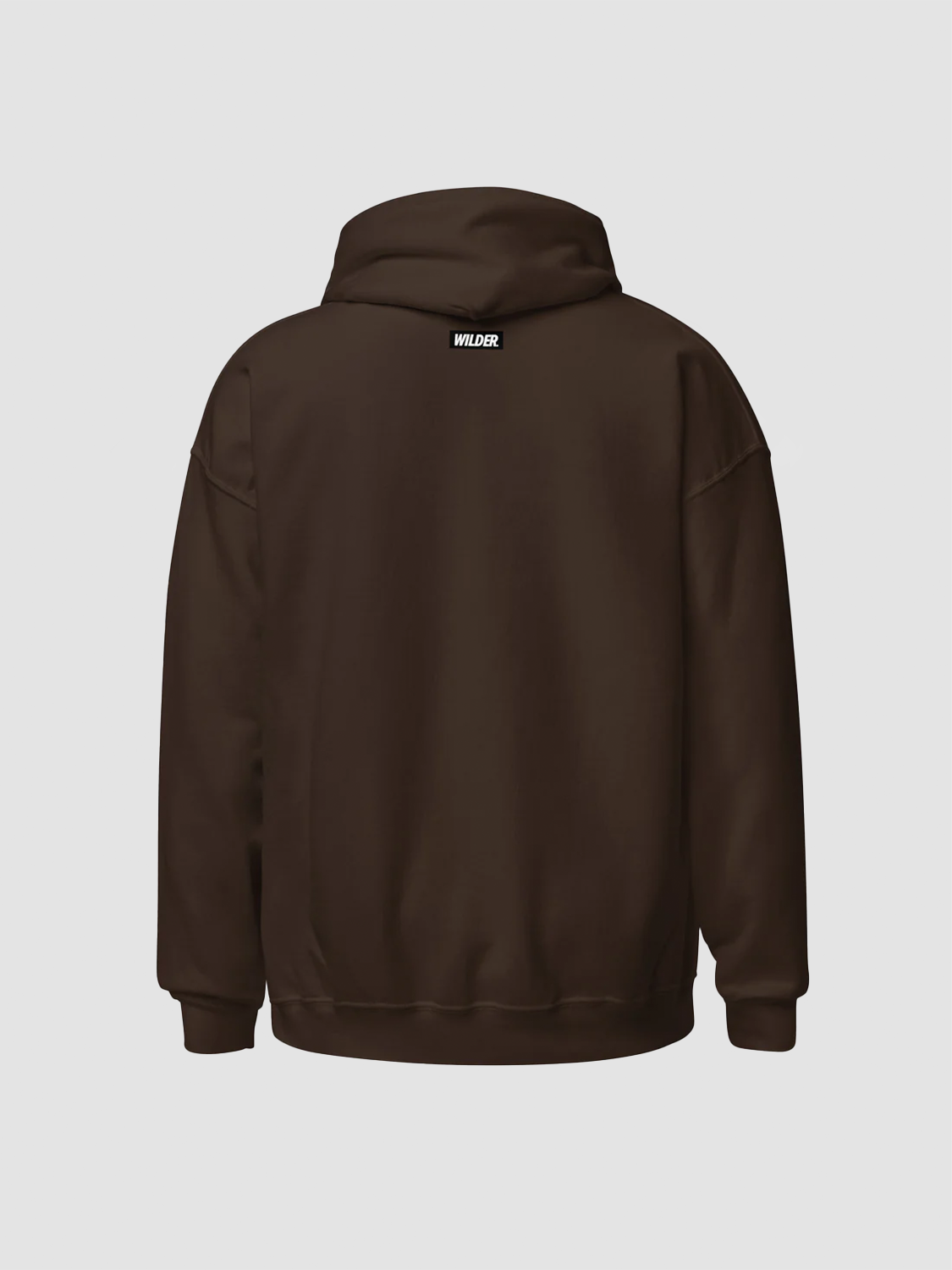 WILDER. LOGO HOODIE (CHOCOLATE/PINK)