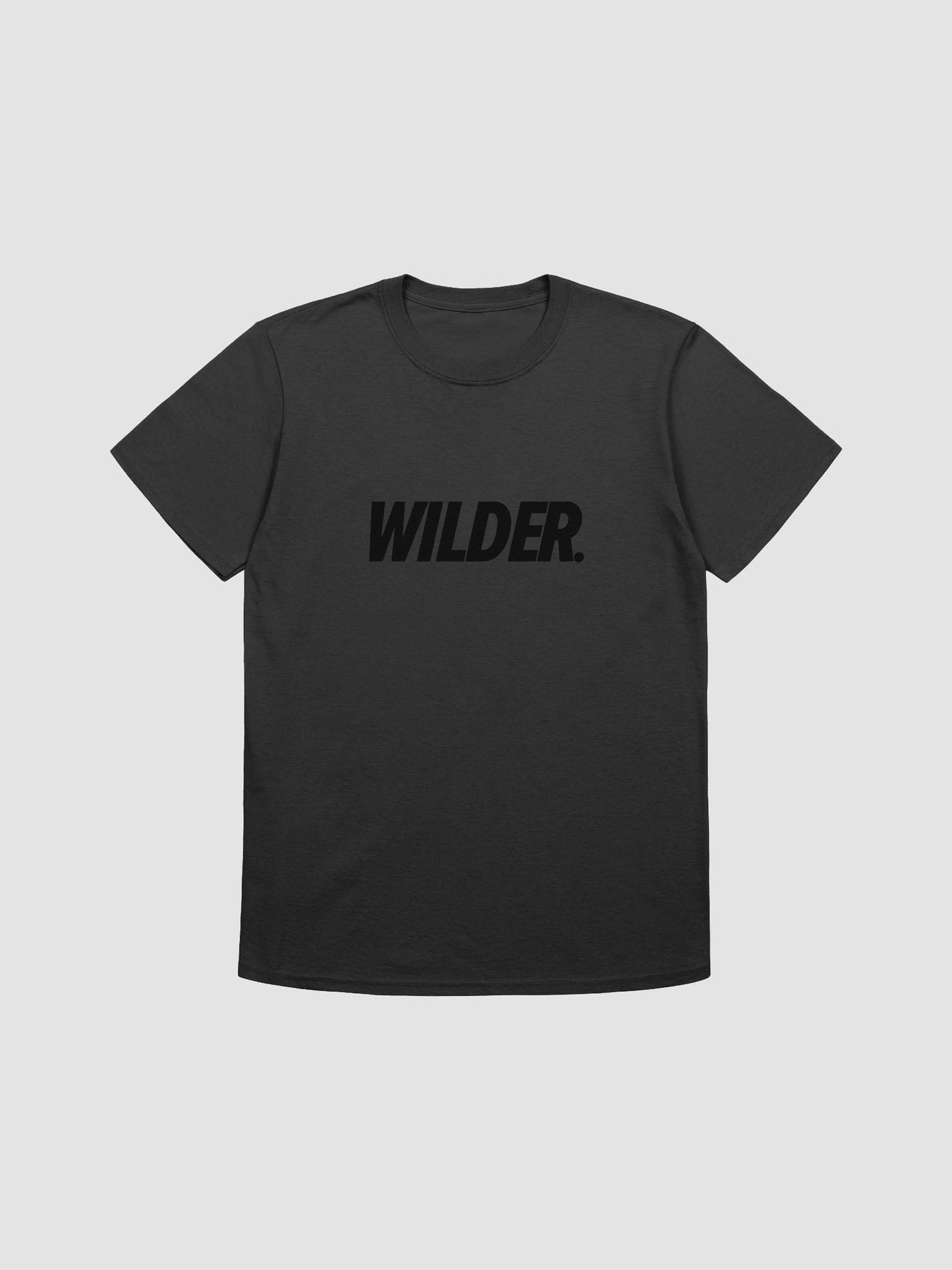 WILDER. LOGO TEE (BLACK/BLACK)